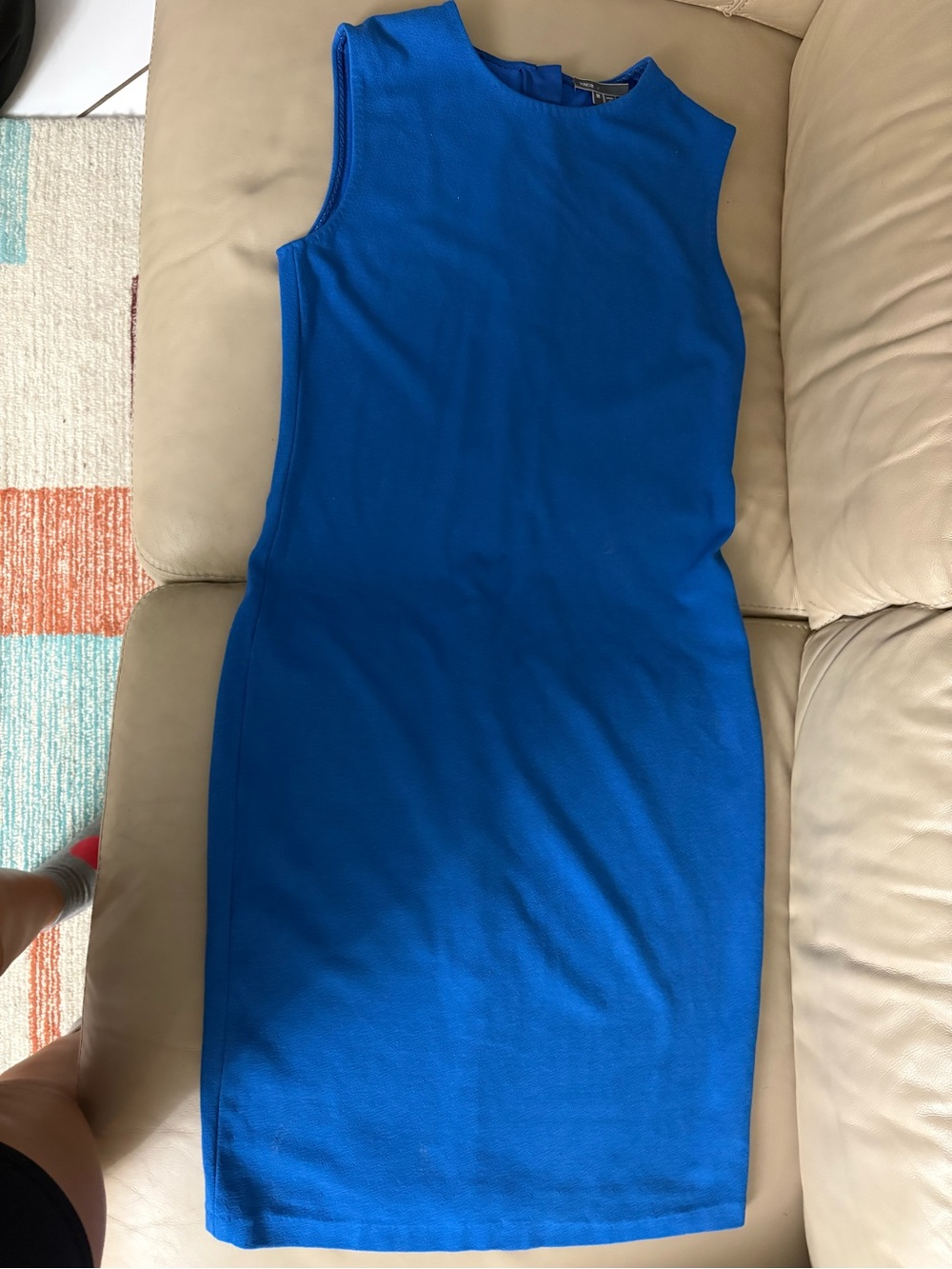 Vince Royal Blue Sleeveless Tank Dress